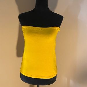 Yellow tube top